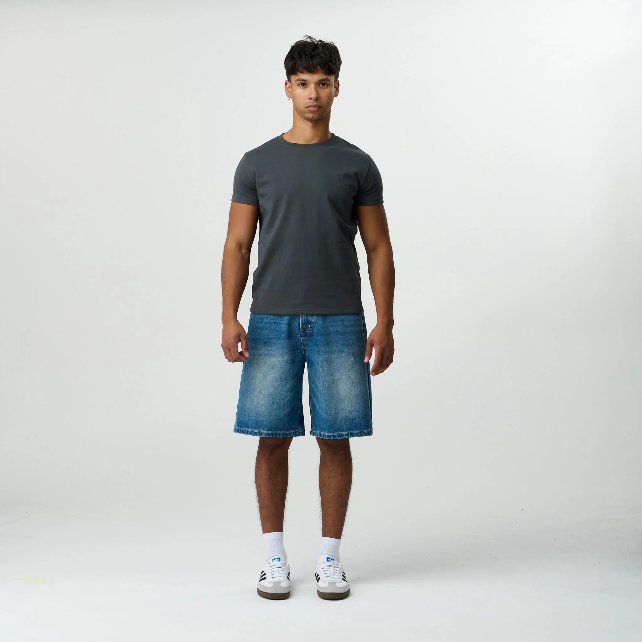 Blue Wash Jorts - Image 3