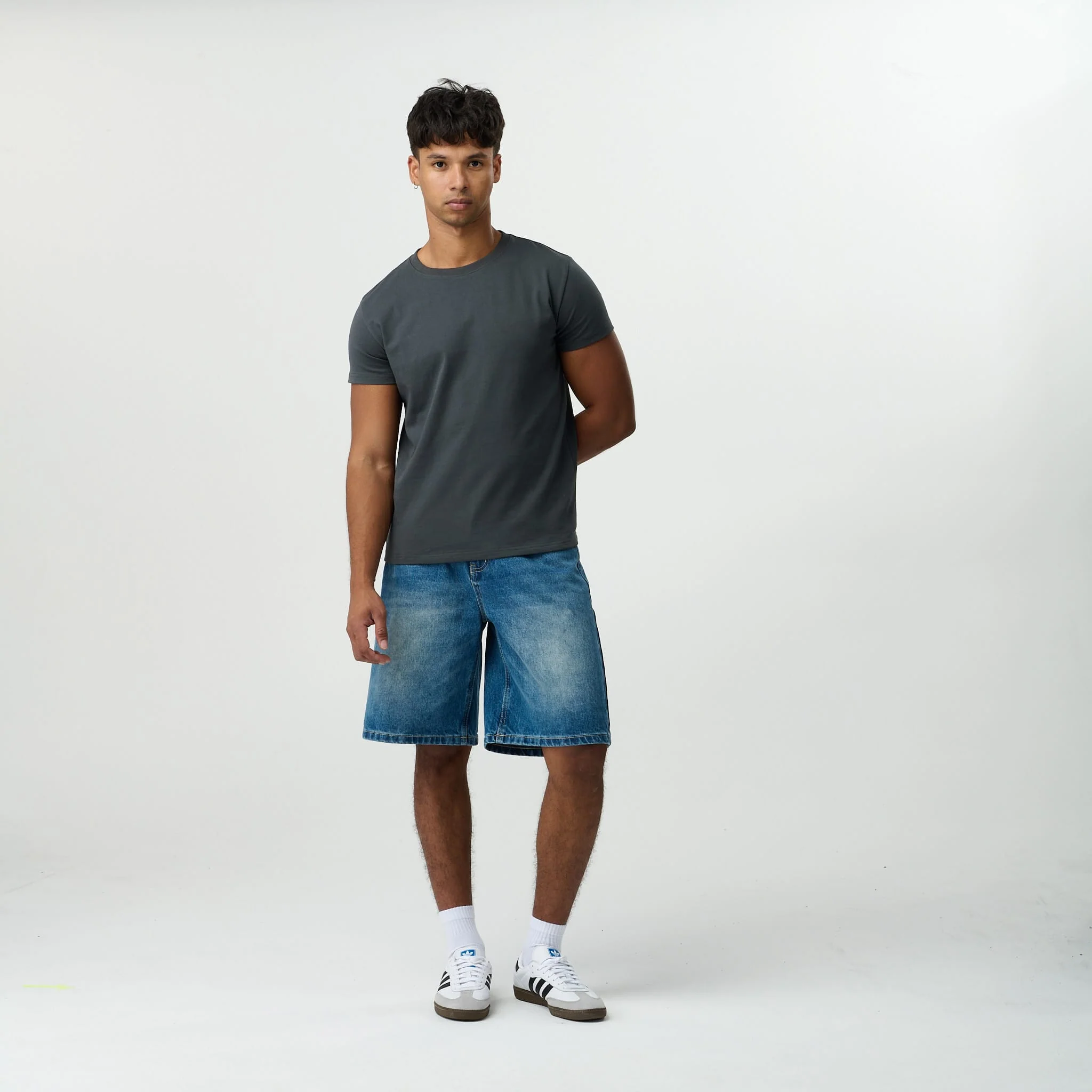 Blue Wash Jorts - Image 5