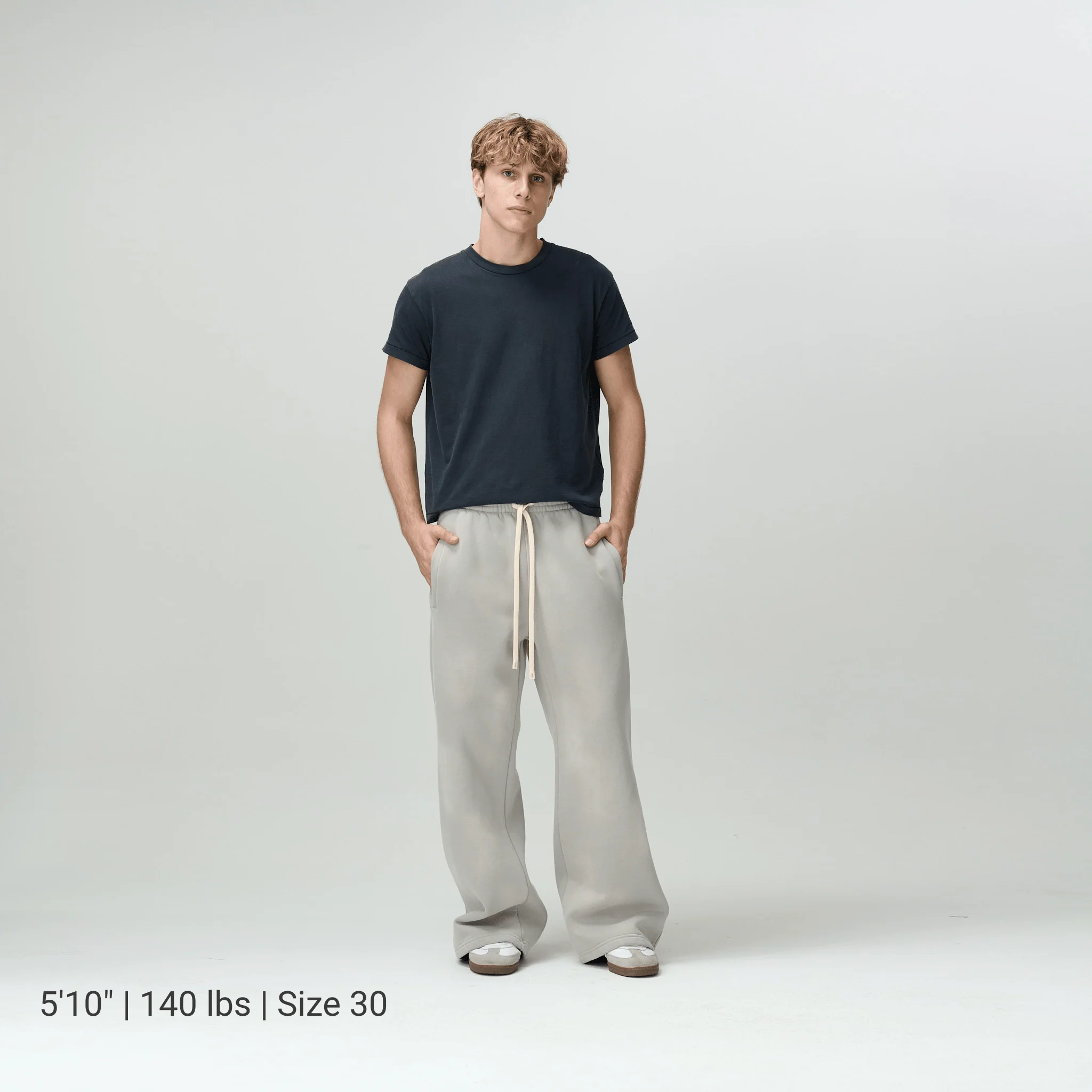 Grey Acid Washed Sweats - Image 3