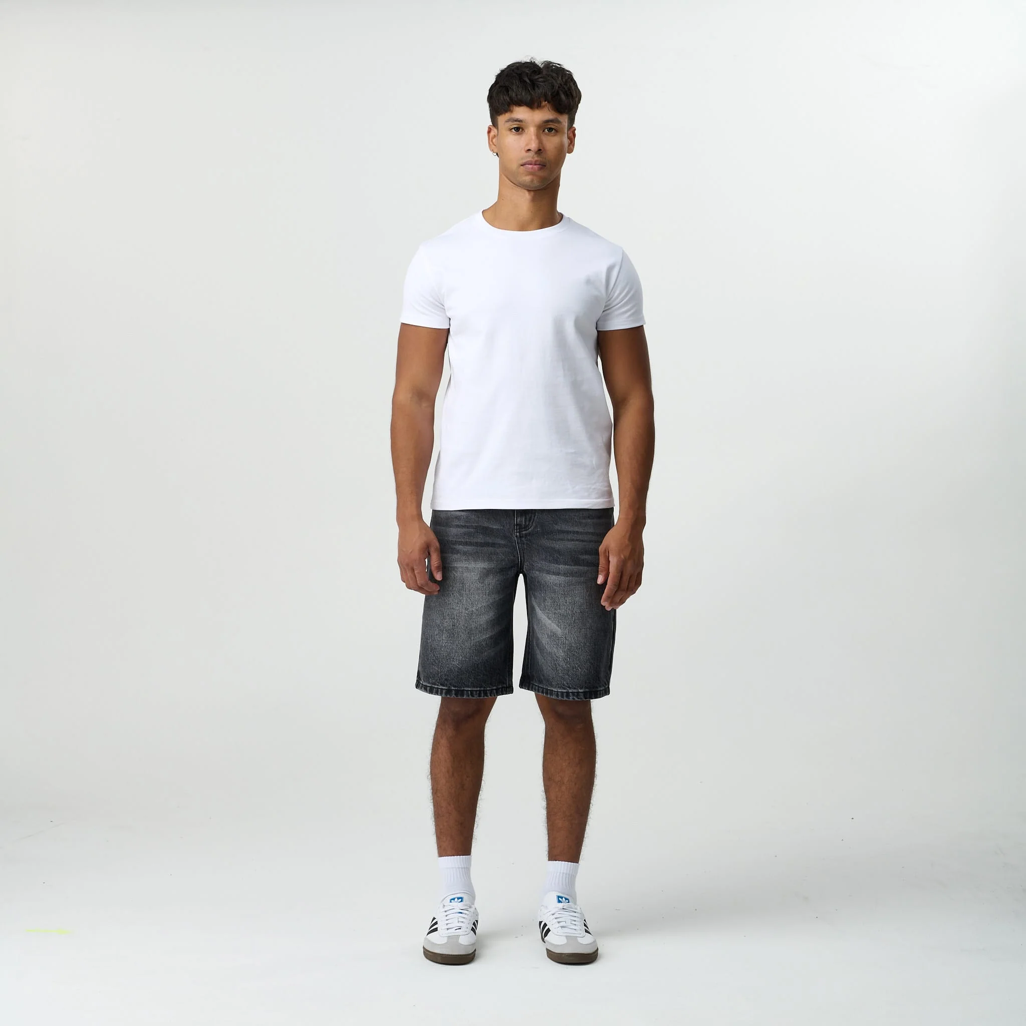 Grey Wash Jorts - Image 3