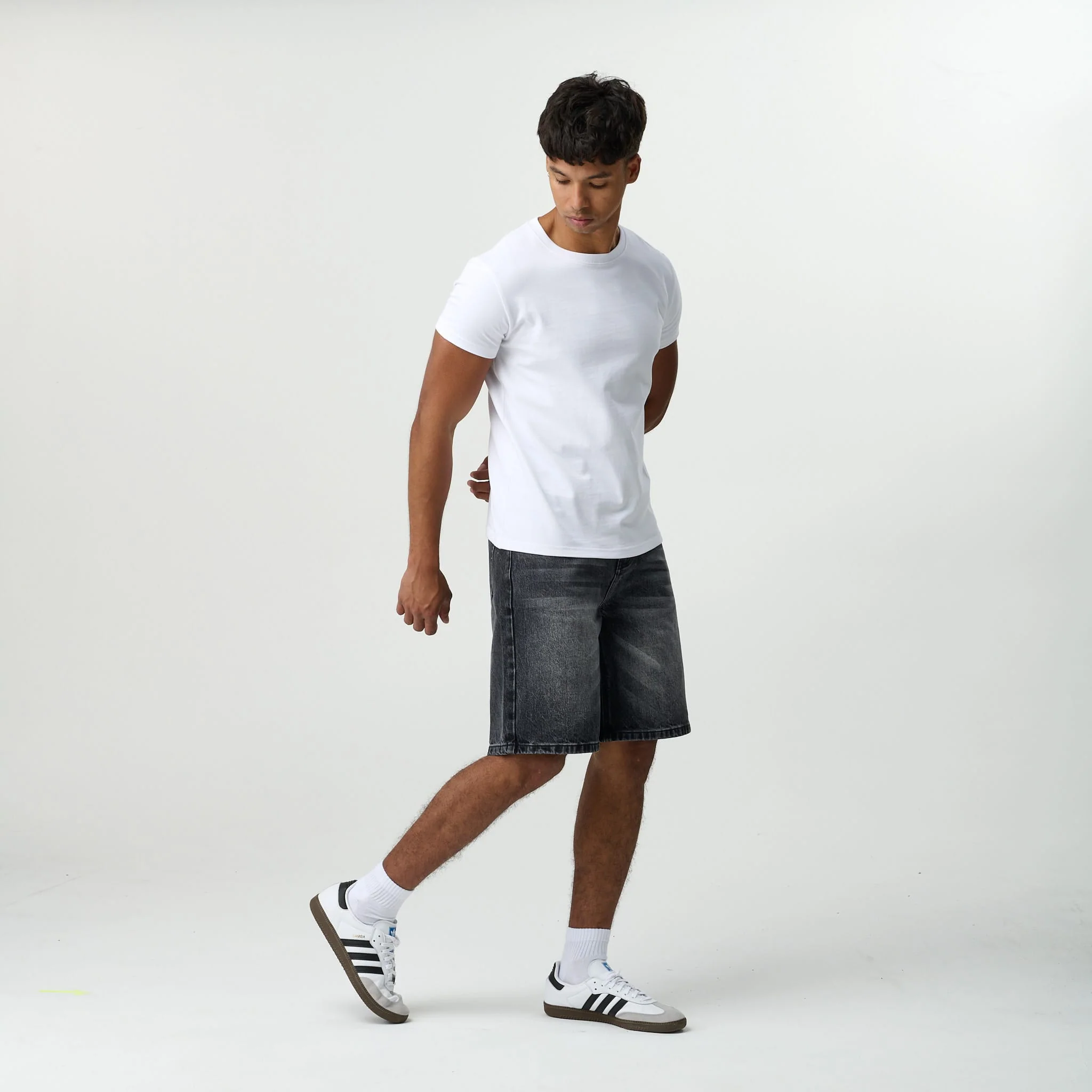Grey Wash Jorts - Image 5