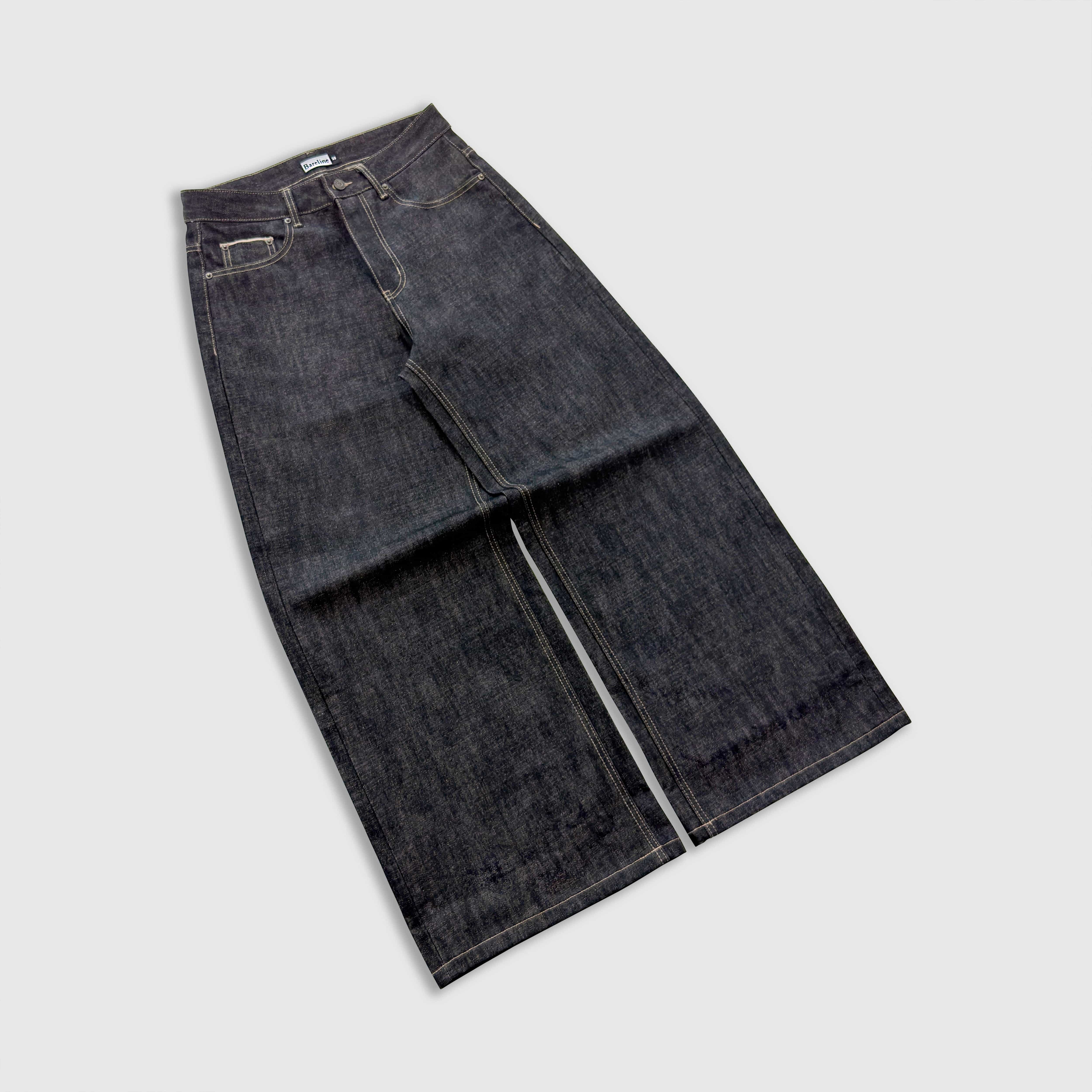 Raw Black Selvedge Denim - Image 8